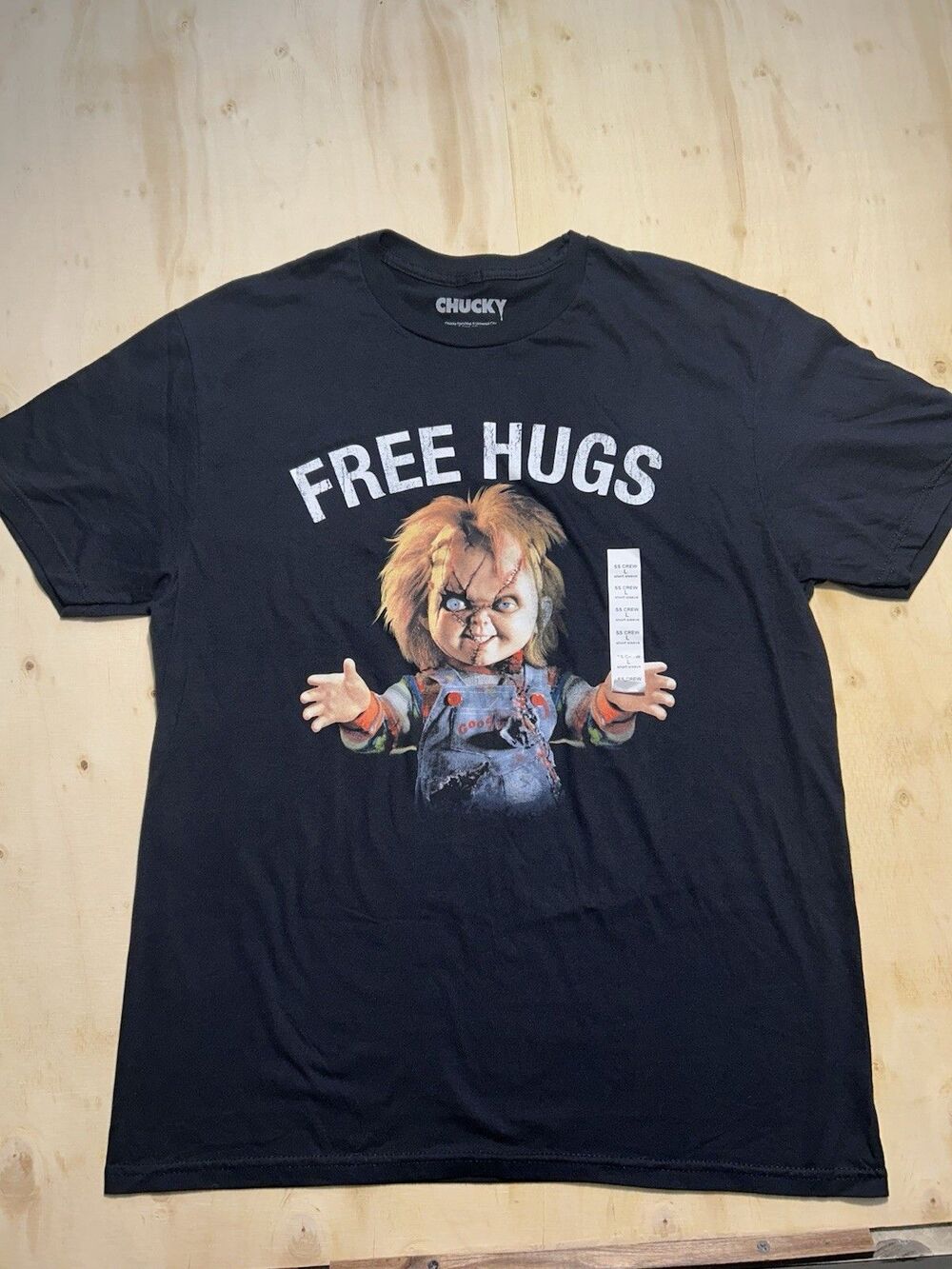 Official Chucky Free Hugs Graphic Tee Shirt Mens Size L New